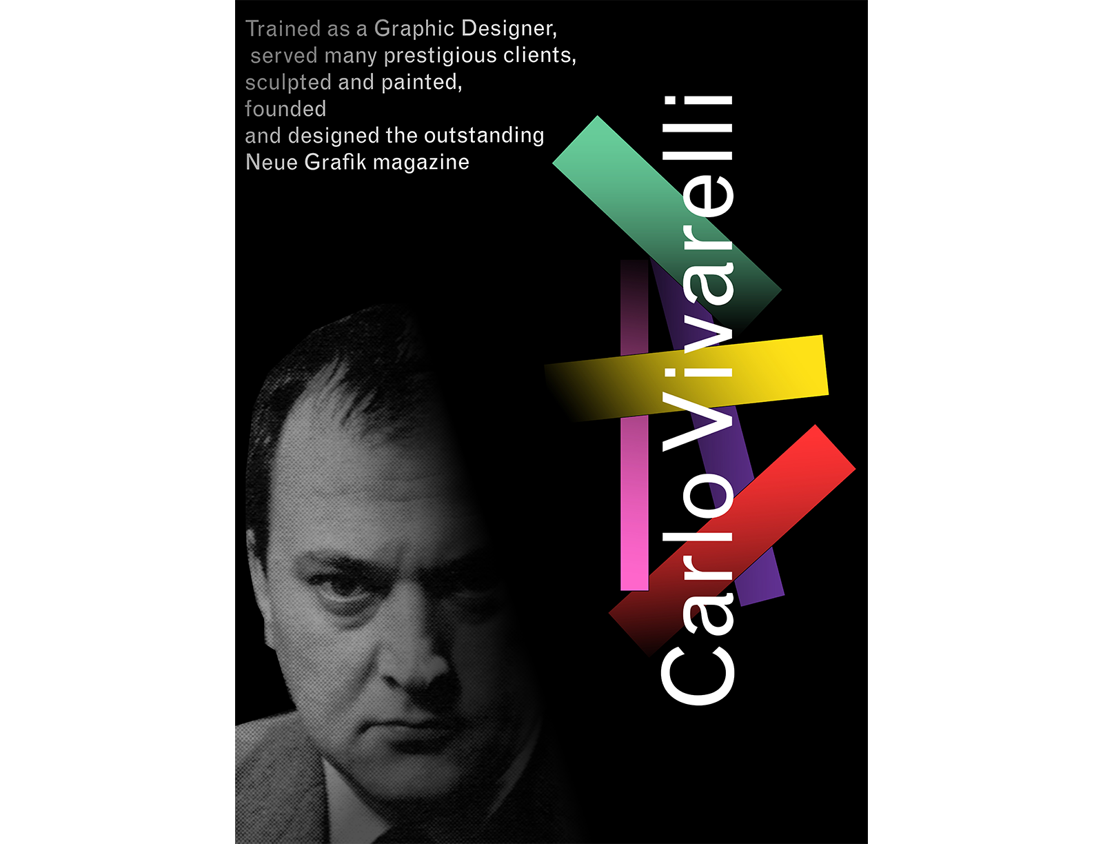 Judas Priest poster in swiss style