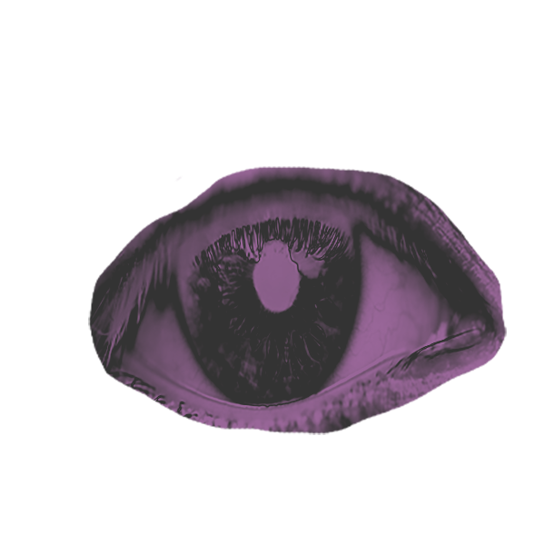 purple black eye
